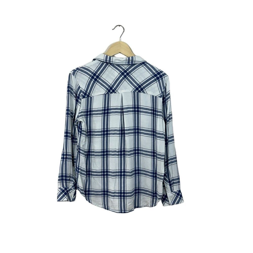 Rails Medium Button Front Hunter Sapphire Flannel… - image 3